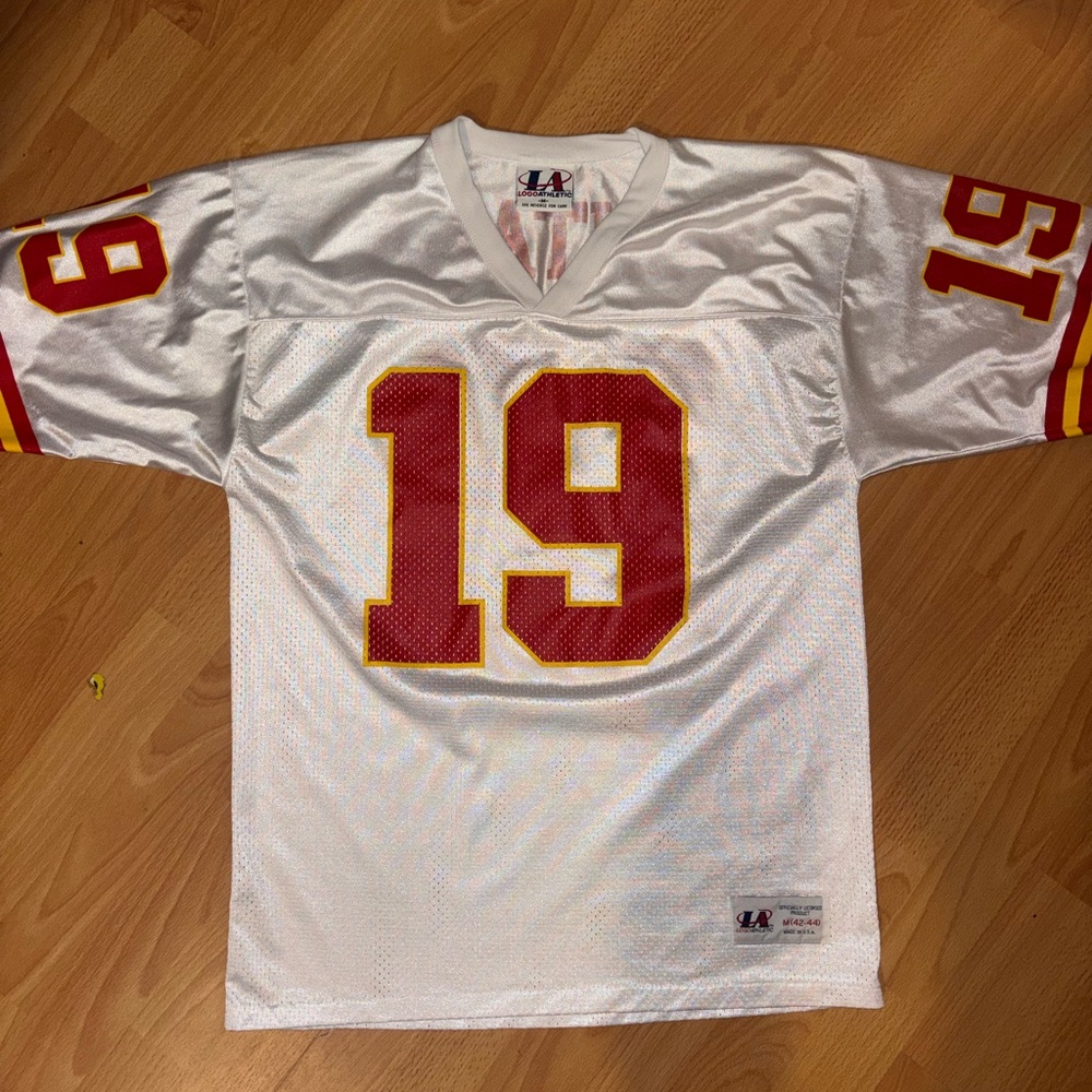Vintage NFL Kansas City Chief #19 Joe Montana Size M Logo Athletic Away Jersey